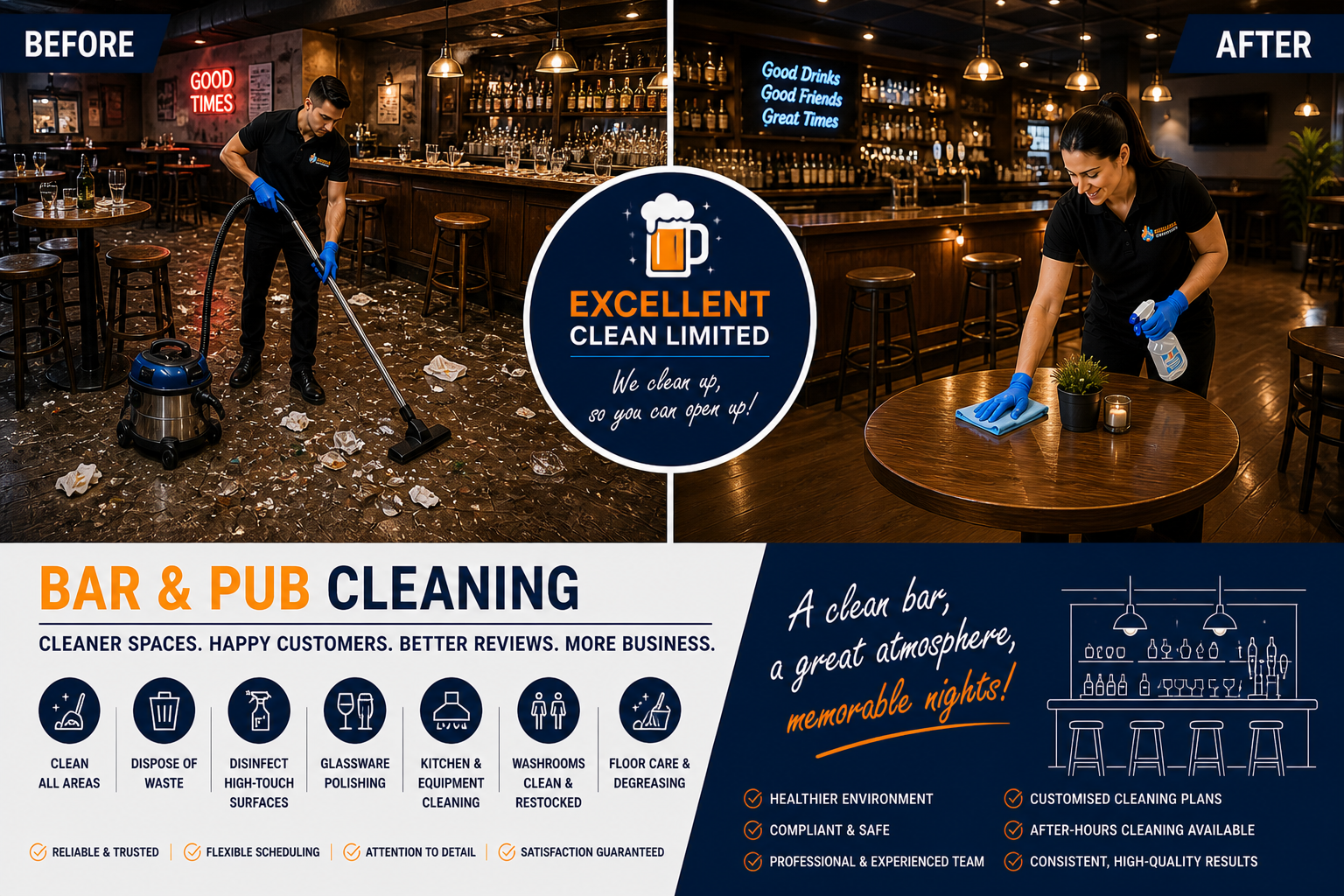 Bar and Pub Cleaning