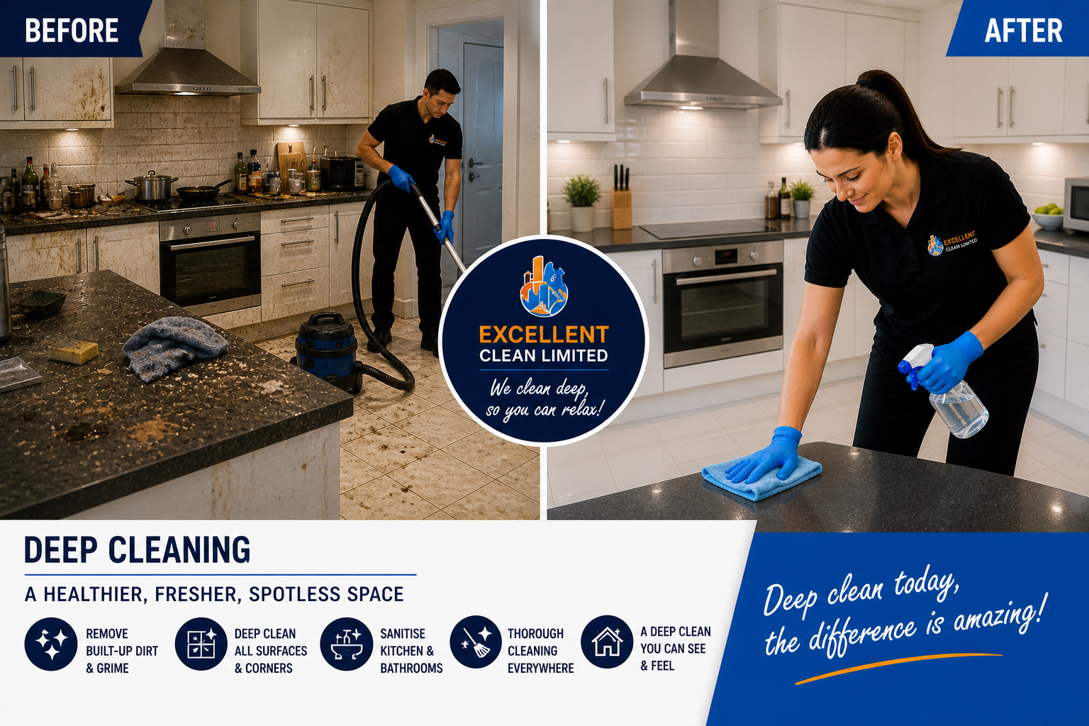 deep cleaning